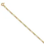 Chane femme or 18 cts, maille figaro 2 mm, longueur 45 cm