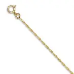 Chane femme plaqu or, maille pi 1 mm