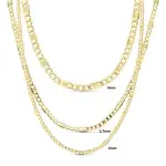 Chane figaro originale 3 / 1 en or 18 carats pour homme et femme - elango
