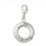 Charm pour femme en argent, cercle griff zo bijoux
