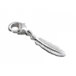Charm femme en argent par zoé bijoux - plume Charm femme en argent par zoé bijoux - plume
