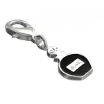 Charm flacon de parfum, argent et noir, par zo bijoux