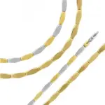 Collection equilibre - colliers & bracelets en acier dor� ou bicolore