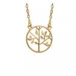 Collier arbre de vie en plaqu� or - synopsis