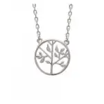 Collier argent, pendentif arbre de vie - signature Collier argent, pendentif arbre de vie - signature