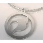 Collier femme argent, cr�ateur cabanetchanque, pendentif coquillage