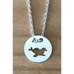 Collier femme argent, crateur cabanetchanque, pendentif otarie