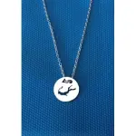 Collier femme argent, crateur cabanetchanque, pendentif plongeur