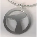 Collier femme en argent + pendentif baleine par cabanetchanque