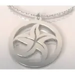 Collier femme en argent + pendentif etoile par cabanetchanque