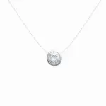 Collier fil de nylon & zirconium pour femme - so - shiny