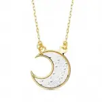 Collier en or bicolore blanc et jaune 18 carats - samira Collier en or bicolore blanc et jaune 18 carats - samira
