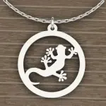 Collier et pendentif femme en argent - margouillat