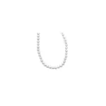Collier de perles blanches 6 mm pour femme - mallina Collier de perles blanches 6 mm pour femme - mallina
