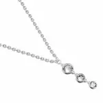 Collier swarovski & argent, long pendentif, zo bijoux - chute
