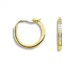Croles femme en or jaune & diamants - perfection