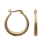 Créoles femme en plaqué or, berceau, diamètre 20 mm - gloria Créoles femme en plaqué or, berceau, diamètre 20 mm - gloria