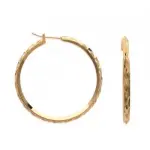 Créoles originales en plaqué or pour femme, diamètre 40 mm - paola Créoles originales en plaqué or pour femme, diamètre 40 mm - paola