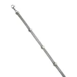 Gourmette femme originale en acier inoxydable - plyka