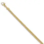 Gourmette or 18 carats, maille palmier