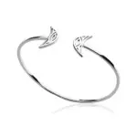 Jonc en argent rhodié original pour femme - yspana Jonc en argent rhodié original pour femme - yspana