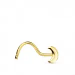 Piercing de nez en or 18 carats - clair de lune Piercing de nez en or 18 carats - clair de lune