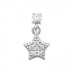 Piercing d'oreille en argent 925 et zircon - freya