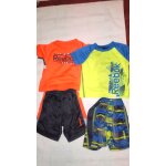 2 ensembles sport b�b� gar�on short haut  ; reebok ; taille 0 / 3 mois id�e cadeau