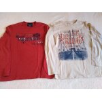 2 t - shirts manches longues homme taille s