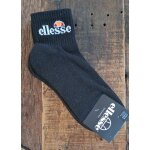 3 paires de socquettes ellesse noires