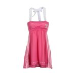 Adidas - robe bustier dos nu courte rose bonbon t40 100% neuve