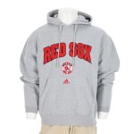 Adidas sweat � capuche boston red sox mlb homme taille l gris #qwe3661