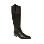Aigle - bottes cavalire amazone de charme en cuir noir esprit quitation - 38