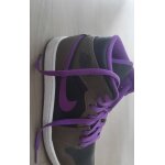 Air jordan 1 midi taille europ�enne 41 couleur maron noir et violet