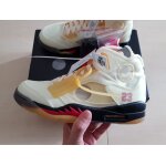 Air jordan 5 retro off white sail - 42
