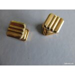 Anciens boutons de manchettes plaqu� or / b8
