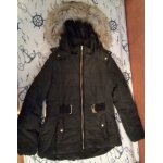 Anorak parka manteau taille m vert kaki