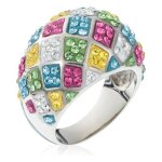 Bague avec cristaux swarovski