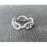 Bague hermes neuve en argent - chaine d'ancre - taille 54 - herm�s