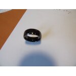 Bague rochet céramique noir brillant taille c62 Bague rochet céramique noir brillant taille c62