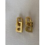 Balenciaga b drop earrings