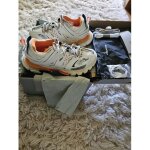 Balenciaga track led blanche &amp orange - 43
