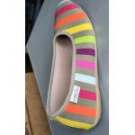 Ballerines maison de l'espadrille 38 multicolore bleu clair rouge orange jaune vert violet rose proche ...