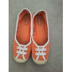 Ballerines tennis toile orange lacoste - pointure 39. 5 Ballerines tennis toile orange lacoste - pointure 39. 5