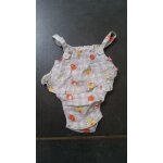 Barboteuse tape  l 'oeil short coton naissance gris