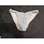 Bas de maillot bleu clair 36 s vintage années 90. Bas de maillot bleu clair 36 s vintage années 90.