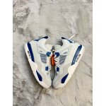Basket air jordan 4 rtro military blue blanche bleu taille 45, 5