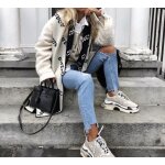 Baskets balenciaga triple s beige cuir & daim ? taille 35 (convient 36) ? full set ? authentiques