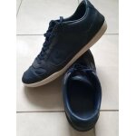 Basket basse en cuir lacoste court minimal