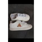 Baskets le coq sportif fille 23 cr�me - sneakers lacets